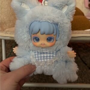Adorable Blue Plush Doll